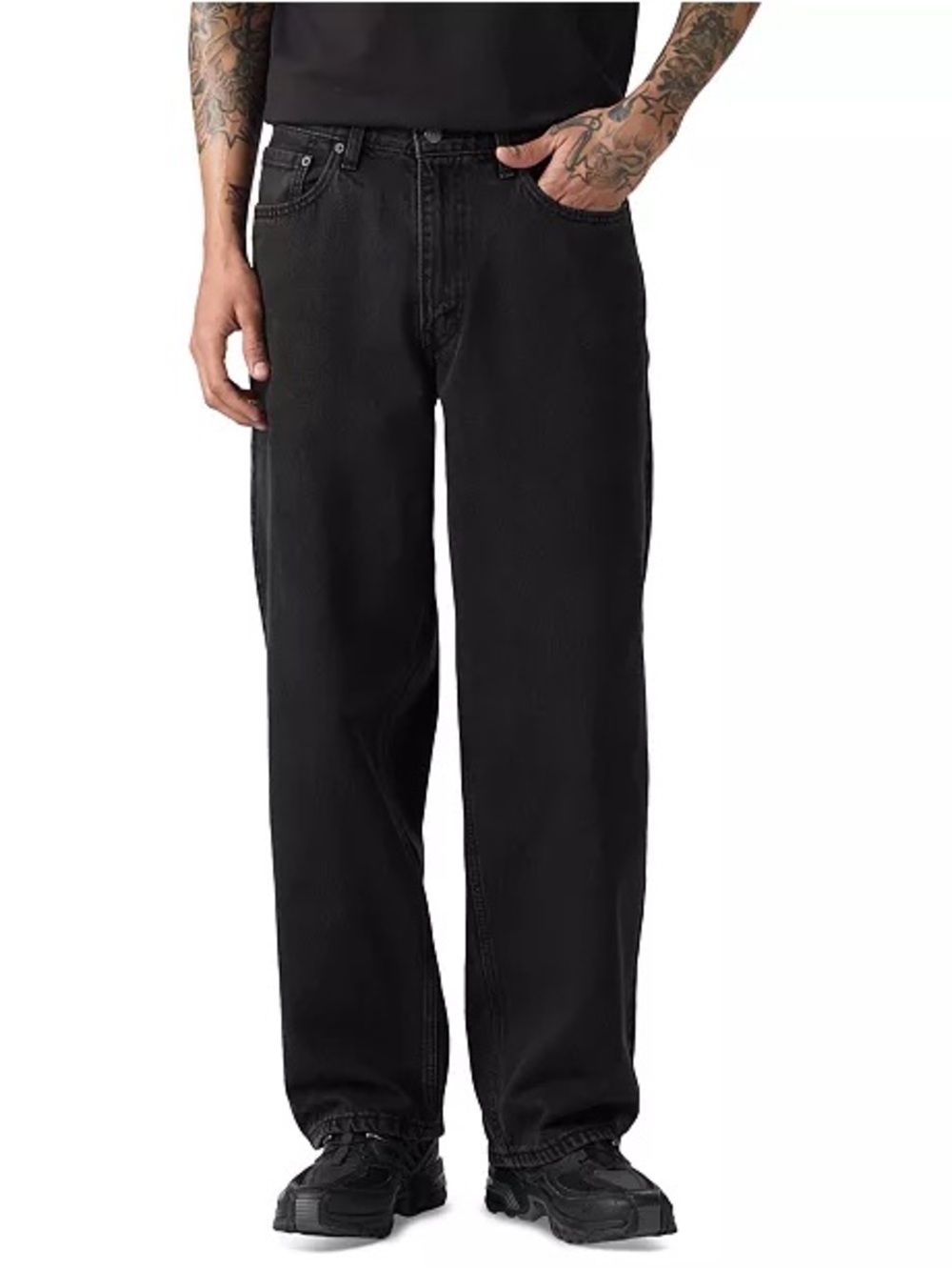 NWT Levi’s 578 Baggy Jeans Black Wash 32x30 100% Cotton